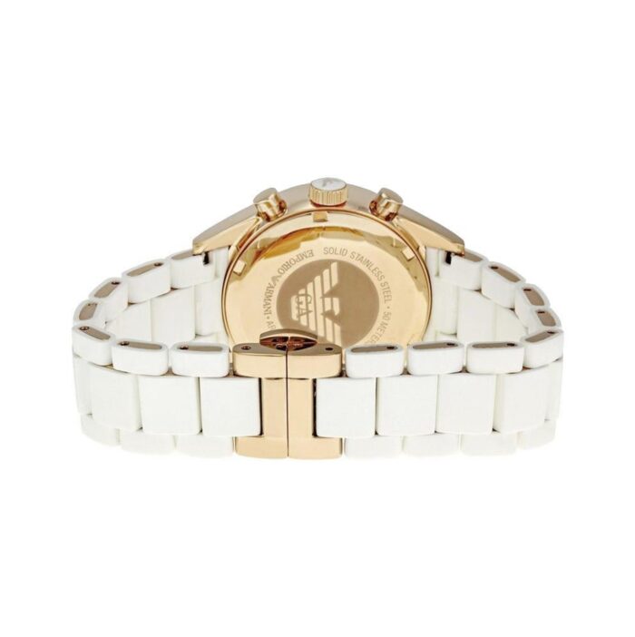 Emporio Armani Men's Tazio White Chronograph Watch - AR5919 - Image 3